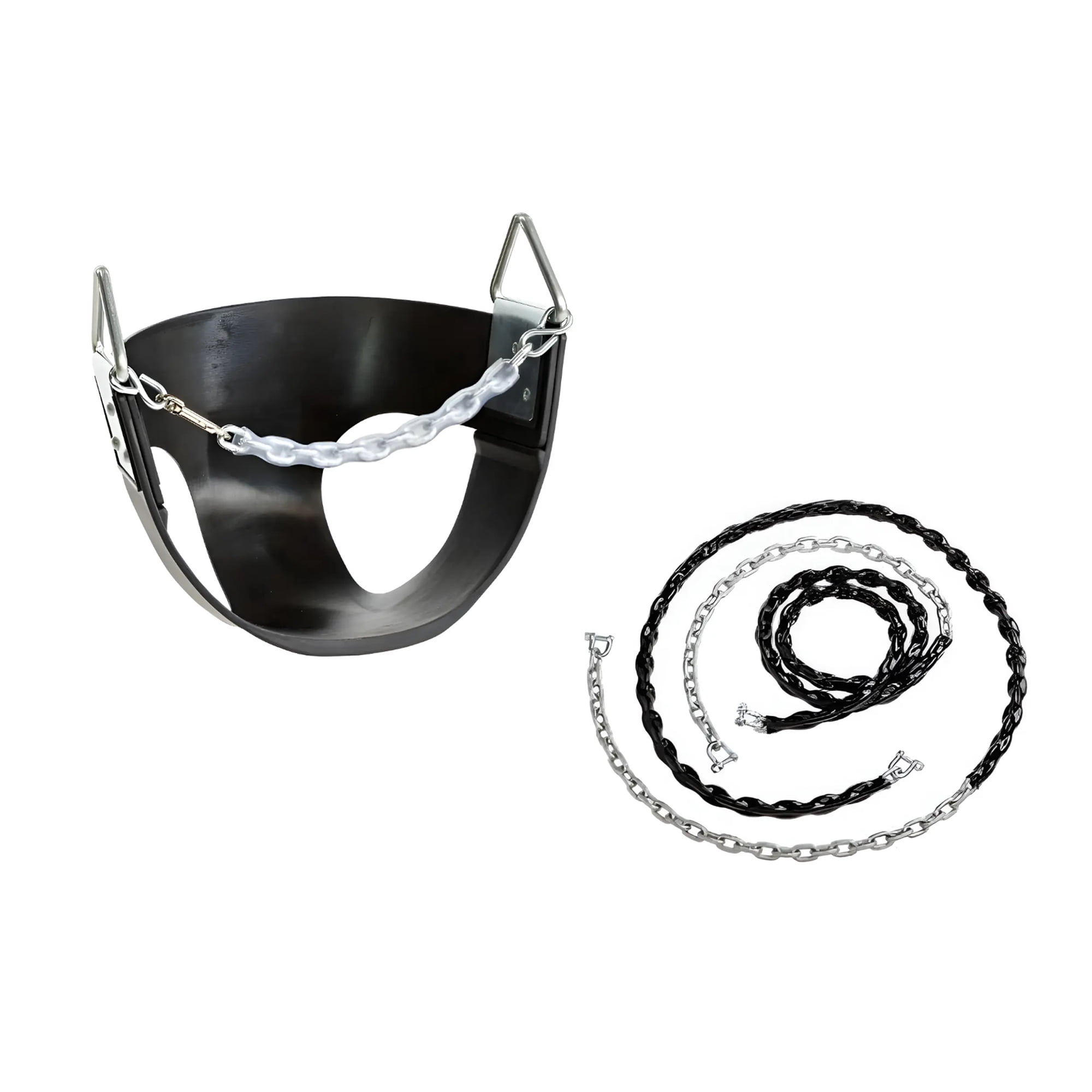 Patio Parque Spa - Pack Asiento Columpio Bebe Mas Cadenas Galv Recubiertas
