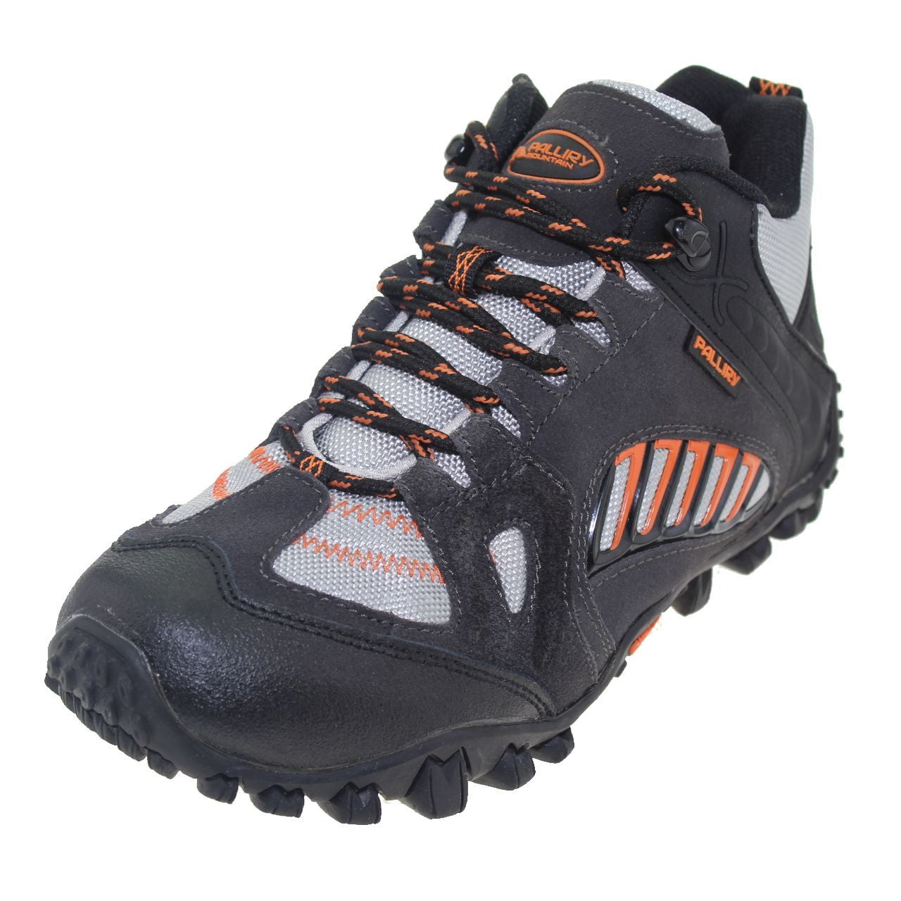 Zapatilla Outdoor Negro/gris/naranjo Vía Franca