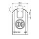 thumbnail image 3 of Candado Odis 840S con Hombros 40mm, 3 of 3