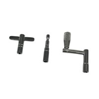 Magideal - Llaves De Batería Accesorio De Tambor, T Forma T De Forma Z Y Broca Para Batería Tuner De Tambor De Tambor Sólido Herramienta De Ajuste De Tambor De L