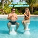 thumbnail image 2 of Banco para piscina OceanaFlow 24 para uso bajo el agua con patas ajustables, 2 of 8