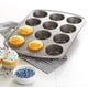 thumbnail image 3 of Molde para magdalenas GoodCook Everyday, acero antiadherente, 12 tazas, gris, 3 of 6