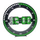 thumbnail image 1 of Reloj De Pared Digital LED Reloj Electrónico Redondo Ministerio Del Interior Verde Cuenta Segundo, 1 of 3