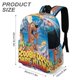 thumbnail image 3 of Scooby-Doo-theme Backpack, Campus style schoolbag Bookbag with Adjustable Shoulder Straps And Large Zip Compartment, Unisex Travel Bags.42x30x15cm, 3 of 6