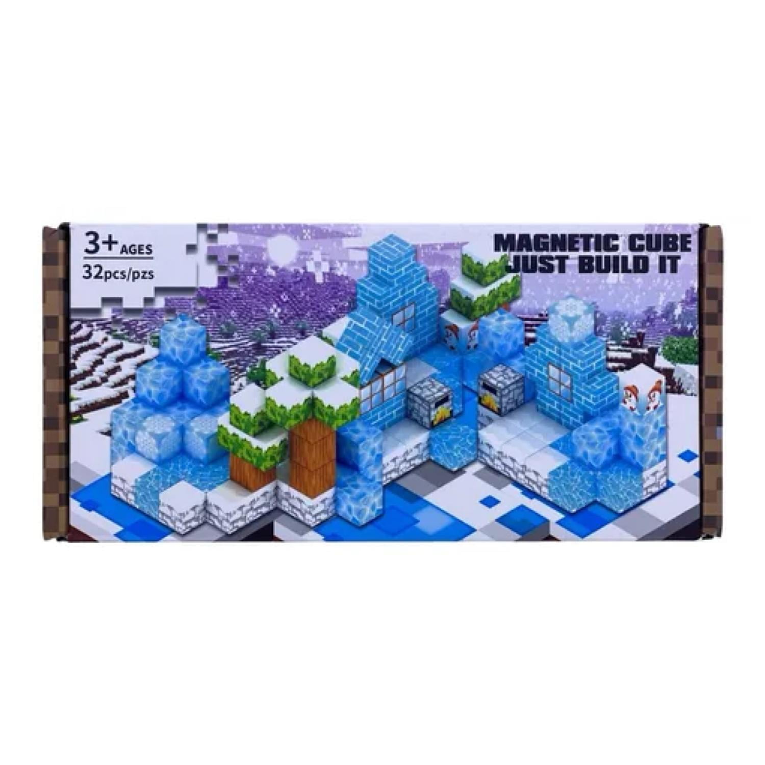 Genérico - Juguete Bloques Magneticos 32 Piezas Escena De Hielo