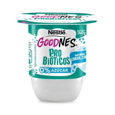 Yoghurt Goodnes Con Probióticos Natural Endulzado Pote 140 G Nestlé