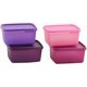thumbnail image 1 of Juego de 4 Recipientes Tupperware de 500 ml Multicolor, 1 of 6