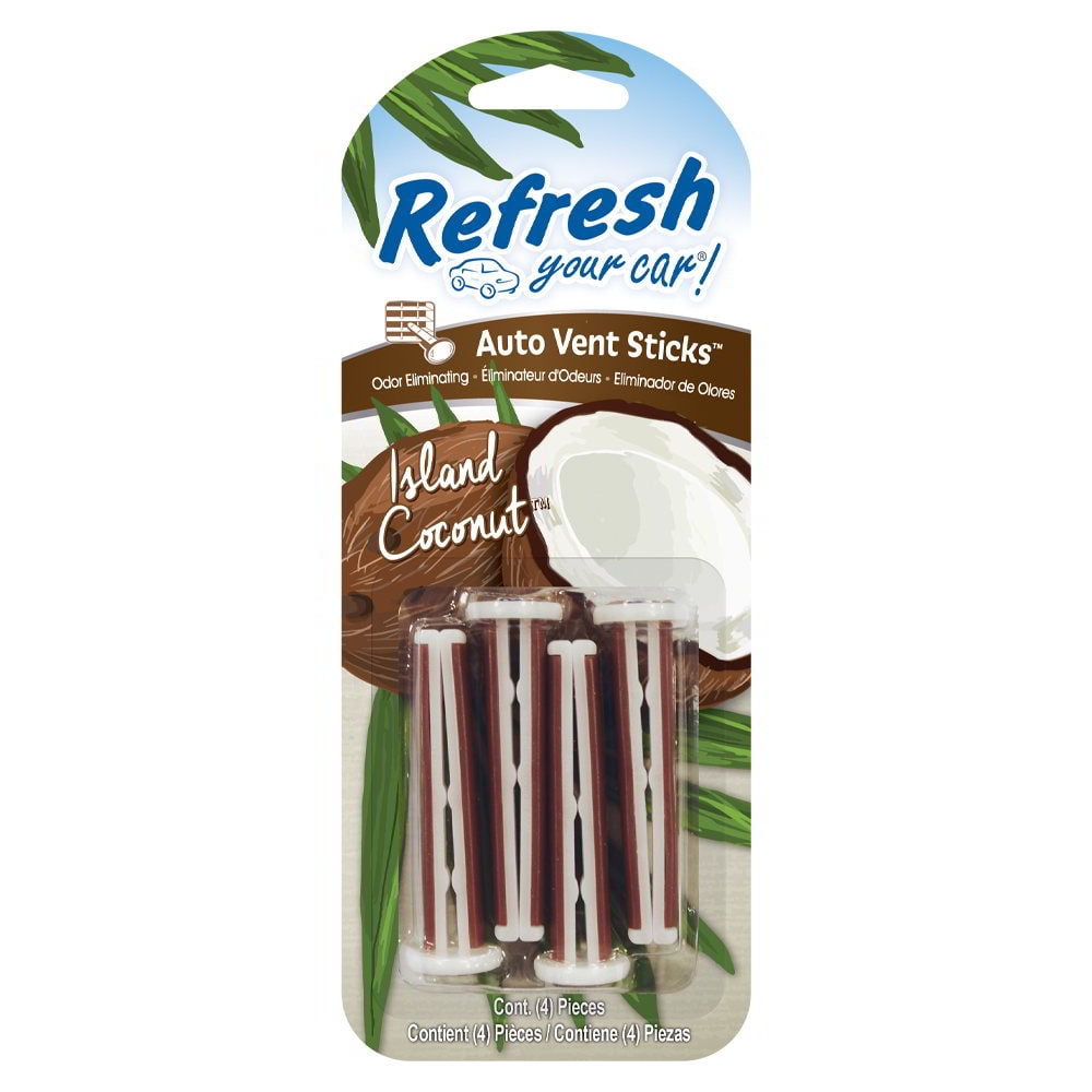 Aromatizante Para Auto Island Coconut 1 Un Refresh Your Car