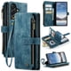 thumbnail image 1 of Funda CaseMe para Samsung Galaxy A57 5G, Funda Tipo Billetera para Mujer y Hombres, Moda Duradera de Cuero PU Magnético con Tapa, Correa, Correa de Muñeca, Cierre de Zíper, Tarjetero, Billetera,, 1 of 9