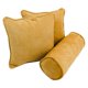thumbnail image 1 of Juego de cojines Blazing Needles con cordones de microgamuza Lemon 3, 1 of 1