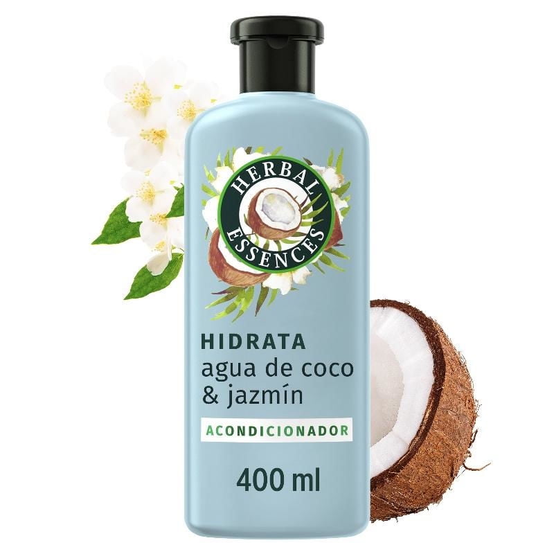 Herbal Essences - Acondicionador Agua De Coco & Jazmín 400 Ml