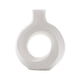 thumbnail image 2 of Florero De Cerámica Moderno Maceta Florero De Mesa Adorno Para Decoración De Oficina L Blanco, 2 of 5