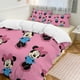 thumbnail image 1 of Minnie MouseCartoon Collection 3-Piece Comforter Set, Personalized Bedding Decor for Kids And Teens Bed Sheets, 1 of 5