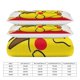 thumbnail image 3 of Pikachu 3 Piece Sets Full/Queen Size - Reversible Microfiber Quilts with Shams Soft Lightweight Bedspread Coverlet Comforter for All Season Bed Sheets, 3 of 4