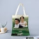 thumbnail image 2 of Pride and Prejudice Bolso de tela con estampado de lienzo para mujer, bolsa de compras reutilizable y estética, con cremallera interior, regalo para mujer,40*40cm., 2 of 6