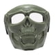 thumbnail image 5 of Máscara De Gafas De Calavera Ajustable Para Esquiar, Nevar, Motociclismo, Accesorio De Película, Lente Transparente Verde, 5 of 5