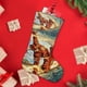 thumbnail image 4 of Flash Man Tema: Calcetines de Navidad, fino lino blanco para colgar en escaleras y chimenea, decoración navideña para el hogar, regalo de Navidad.54cm×38cm, 4 of 5