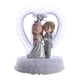 thumbnail image 1 of Pareja De Novios Estatuilla Decoración De La Torta Decoración Regalo Romántico Del Recuerdo Sostenga Su Mano, 1 of 5