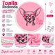 thumbnail image 5 of Toalla Redonda de Playa y Piscina con Estampado y Flecos 150 cm, 5 of 6