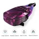 thumbnail image 5 of Grimace Riñonera Bandolera con Estampado Integral para Hombres y Mujeres, Bolso Cruzado Gráfico de Tendencia, Mochila de Hombro Streetwear para Ciclismo y Deportes, Riñonera Versátil Casual, 5 of 6