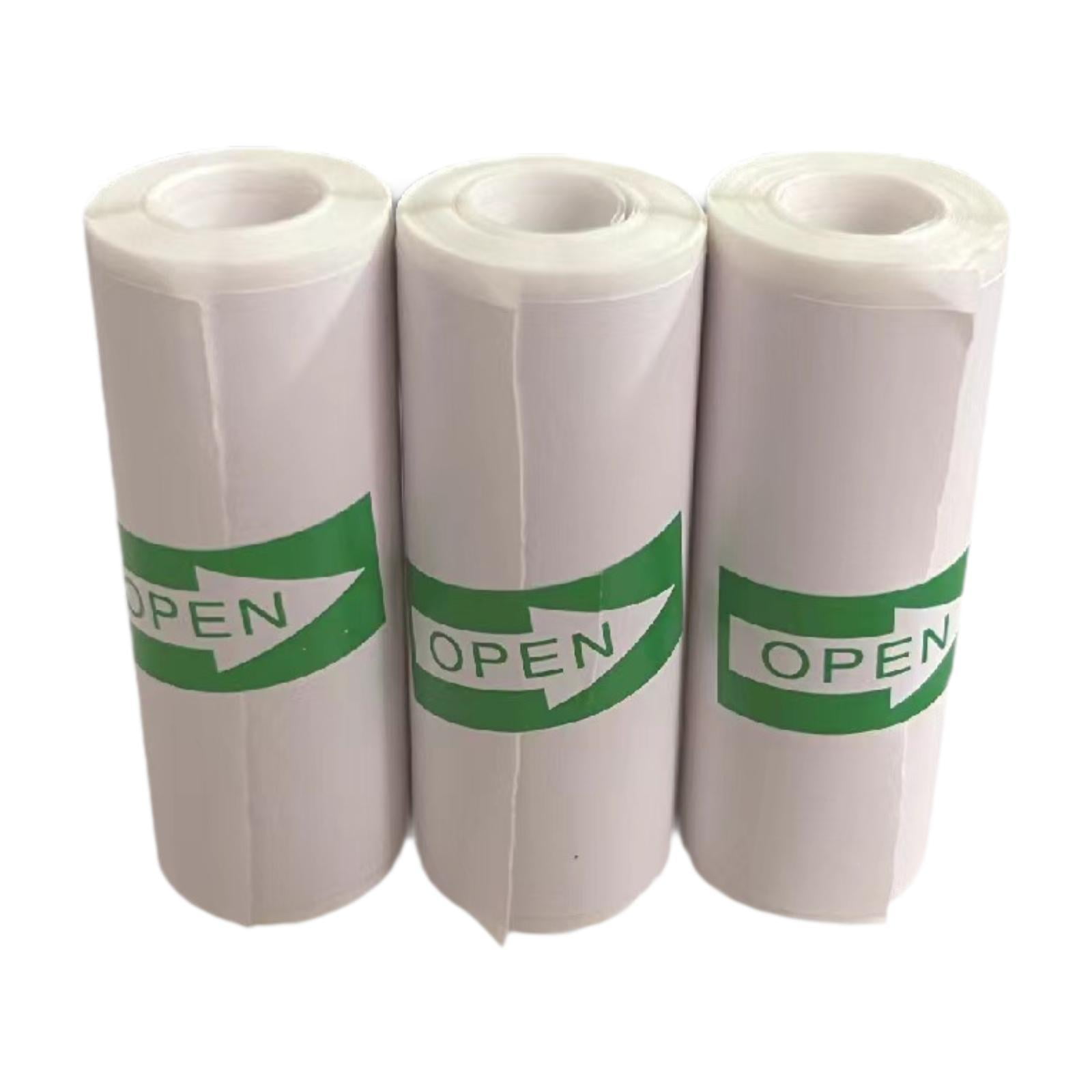 Magideal - Papel De Impresora Para Mini Impresora, Resistente Al Agua, Papel De Impresión Diy, Calcomanía Imprimible Para Código De Barras, Etiqueta De Nombre, D 3pcs Adhesivos Térmicos