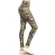 thumbnail image 4 of Saronite Leggings de Yoga de Poliéster y Elastano con Cintura Gruesa y Estampado Floral para Mujer, 4 of 4