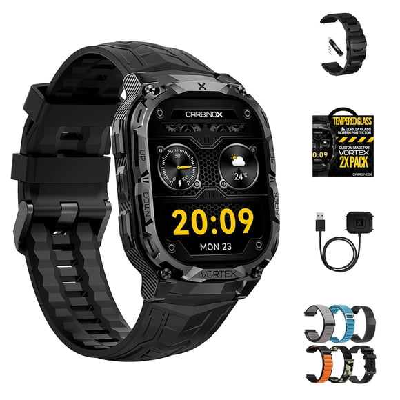 Smartwatch CARBINOX Vortex Resistente para Fitness Impermeable IP69K