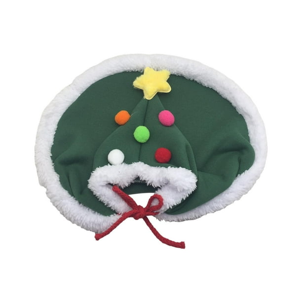 Disfraz de perro de Navidad, capa para cachorro, traje divertido de año Nuevo, ropa cálida, sudadera con capucha para mascotas, gatos, perros pequeños Arbol De Navidad S