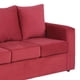 thumbnail image 4 of Sofa Kendy 3c Felpa 30 Rojo, 4 of 6