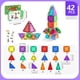 thumbnail image 2 of Juego de 42 minibloques magnéticos: bloques de construcción magnéticos con caja de almacenamiento de metal, juguete de aprendizaje STEM y sensorial para niños a partir de 3 años., 2 of 14