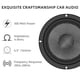 thumbnail image 5 of Parlante para coche WDiYA 17 cm Fibra de carbono 300 W 4 ohmios, 5 of 8
