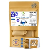 B-Experts - 50 Bolsitas De Té En Polvo De Flor De Guisante Y Mariposa De Tea Bexpertusa