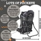thumbnail image 3 of Mochila Porta Bebé Luvdbaby Hiking Ajustable Con Visera, 3 of 3