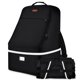 thumbnail image 1 of Bolsa de viaje para asiento de coche SINVICKO acolchada con asa de acero negra, 1 of 7