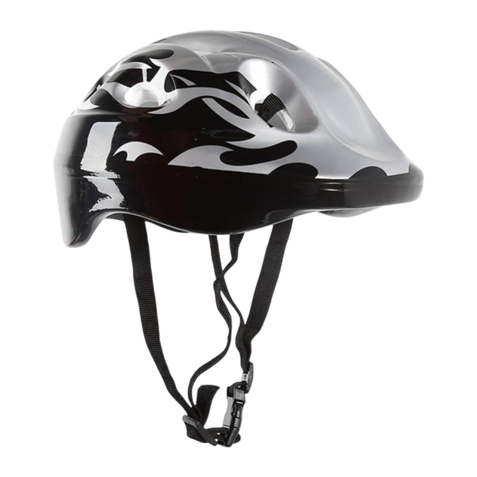Magideal - Casco De Bicicleta Para Niños, Casco De Patineta, Resistente A Los Impactos, Con Absorción De Impactos, Casco De Patinaje, Casco De Esquí Para Patinar Negro