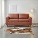thumbnail image 1 of Sofa Milan 2C Con Resortes Pocket Cuero Kentucky Tabaco, 1 of 7