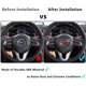 thumbnail image 5 of Adhesivo decorativo para volante de Mazda, compatible con Mazda 3, 6, CX-3, CX-5, CX-9, accesorios interiores (rojo)., 5 of 7