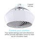thumbnail image 3 of Ventilador circulador de aire Vornado 560 para toda la habitación, 4 velocidades, blanco, 3 of 7