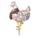 thumbnail image 1 of Adornos De Linterna De Pollo Con Luz De Hierro, Decoración De Atmósfera, Decoración Para Césped Grande Sin Luz, 1 of 5