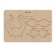 thumbnail image 1 of Troquel de corte para moño Okjew Y0221 de madera para máquina Sizzi Big Shot, 1 of 7