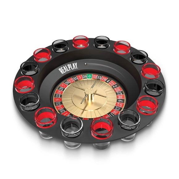 Ruleta de Shots RealPlay 16 Vasos Numerados Negra