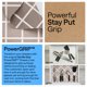 thumbnail image 3 of Revestimiento para Muebles GORILLA GRIP 30 cm x 5 m Beige, 3 of 9