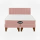 thumbnail image 1 of Cama 2 Plazas Modular Europea Palo Rosa + Colchón Ortopédic, 1 of 2