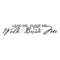 Rienda Libre Graphics - Decomural Lead Me Guide Me Bible Verse Ws-17315