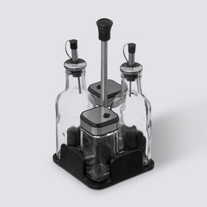 5Five - Set Alcuza 4 Piezas + Soporte