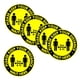 thumbnail image 5 of Calcomanías De Piso De Distanciamiento Social Pegatina 6 Pies Aviso Se?al De Piso Para Colas B, 5 of 5