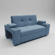 thumbnail image 1 of Sofá Cama Elite Azul Índigo 2 Plazas 185 cm Reclinable con Baúles, 1 of 6
