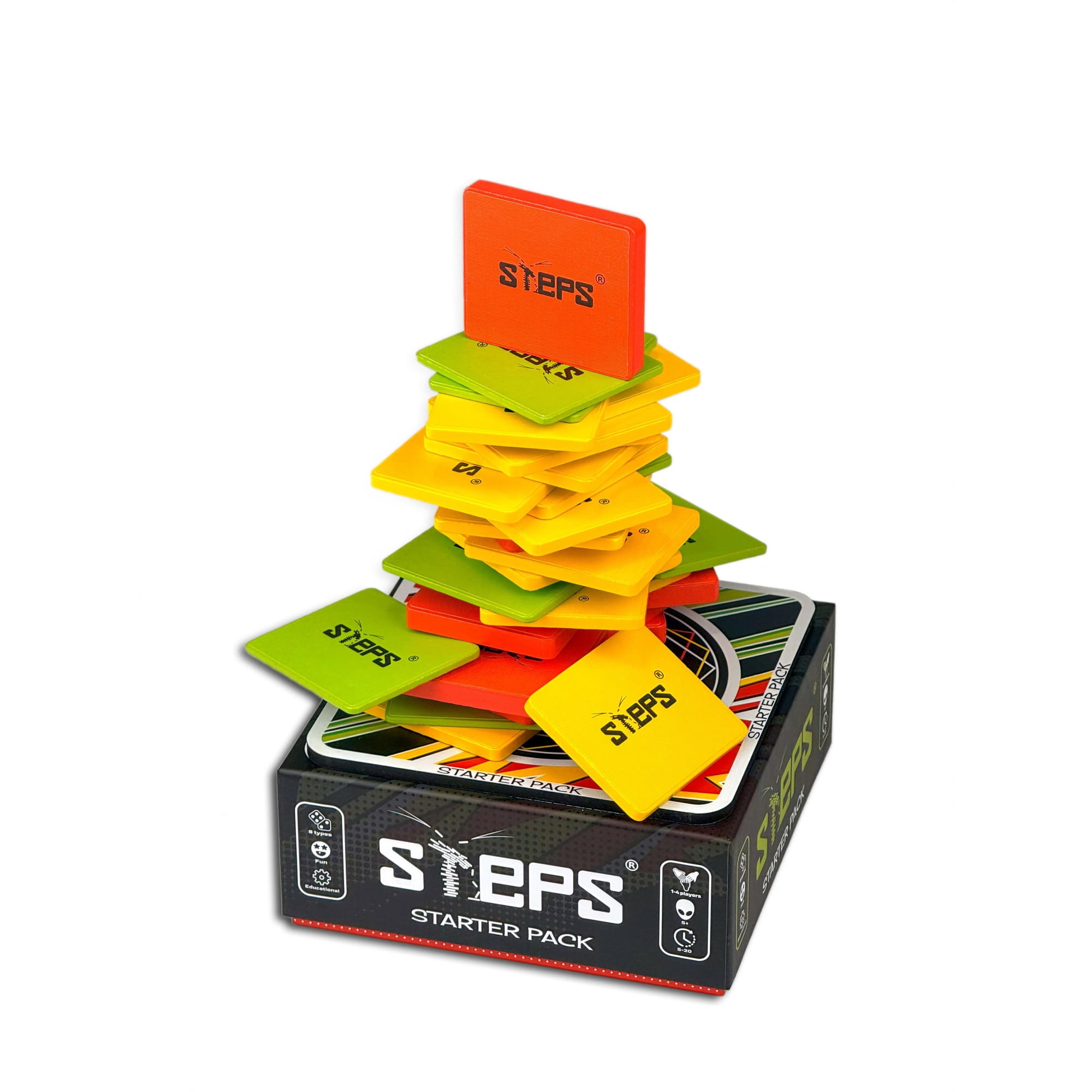 Generic - Juego De Mesa Familiar De Habilidad Wooden Steps Starter Pack