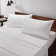 thumbnail image 1 of Kit Juego Sábanas Hotel 1,5 Pl 2 Pl King Super King + 2 Fundas 1,5 Pl Blanco, 1 of 3