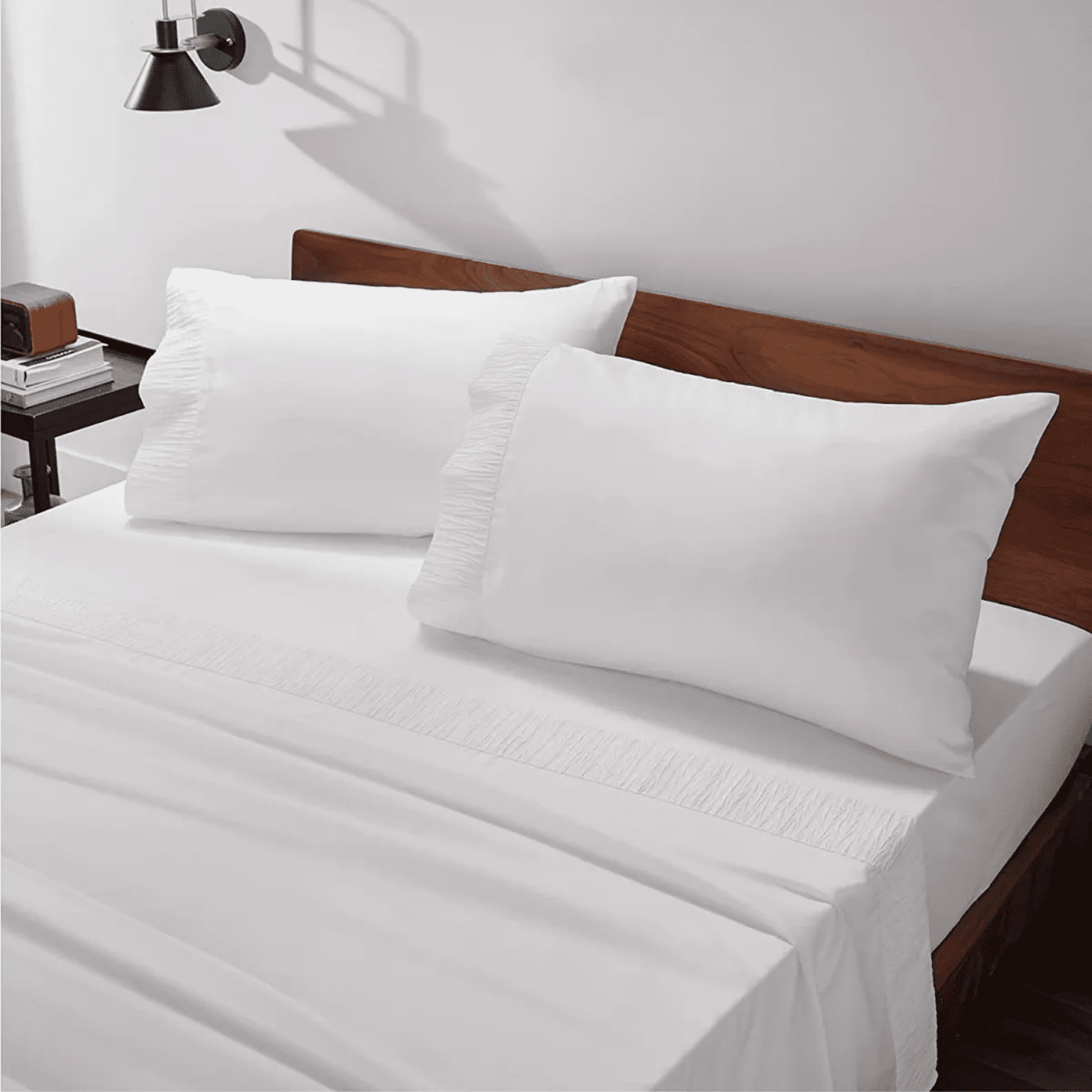 Importclick - Kit Juego Sábanas Hotel 1,5 Pl 2 Pl King Super King + 2 Fundas 1,5 Pl Blanco